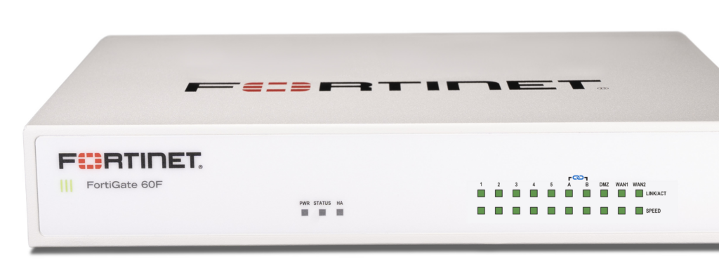 Fortinet公式データシート掲載のFortiGate 60F製品写真